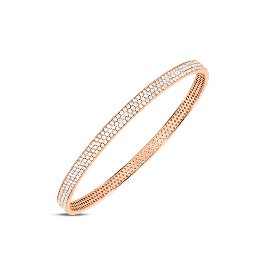 Classic Sparkling Diamond Bangle