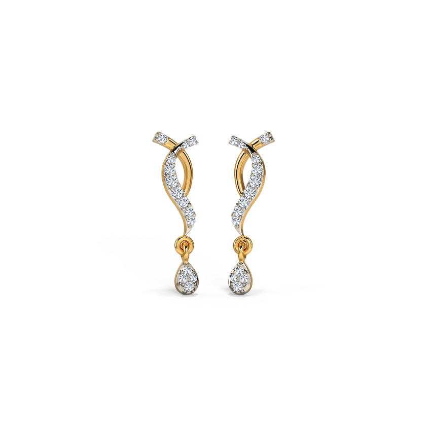 Sangamini Diamond Drop Earrings