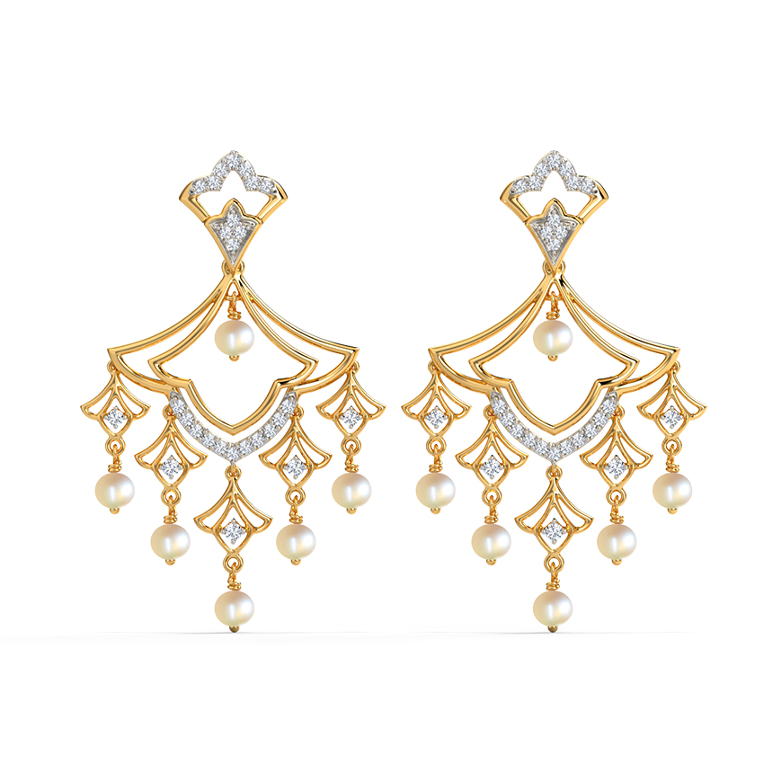 Arshia Gemstone Chand Bali