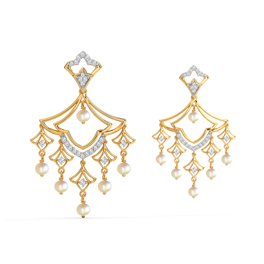 Arshia Gemstone Chand Bali