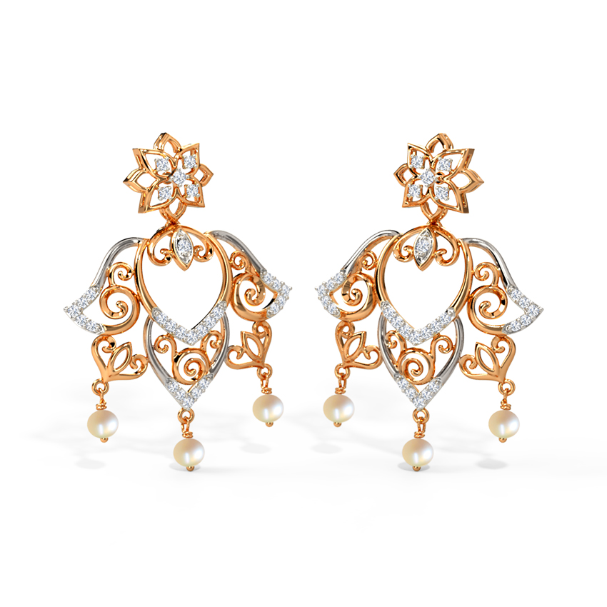 Noorjahan Gemstone Chand Bali