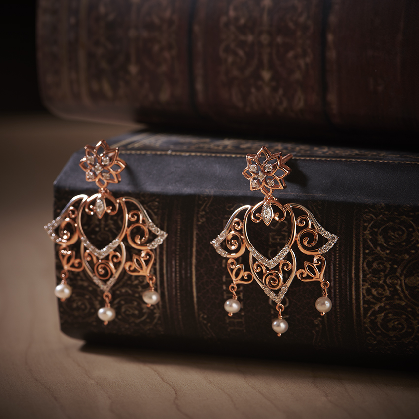 Noorjahan Gemstone Chand Bali