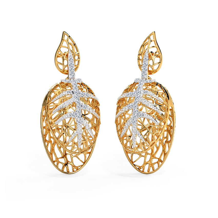 Reyah Diamond Jhumkas