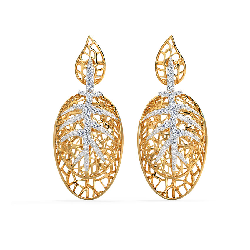 Reyah Diamond Jhumkas