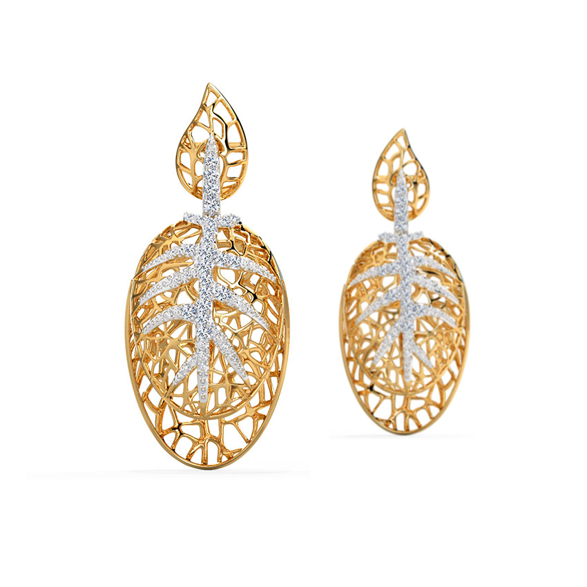 Reyah Diamond Jhumkas