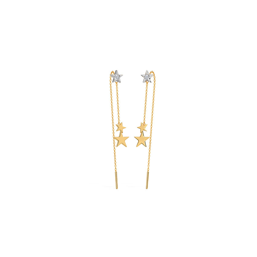 Diamond Blink Sui Dhaga Earrings