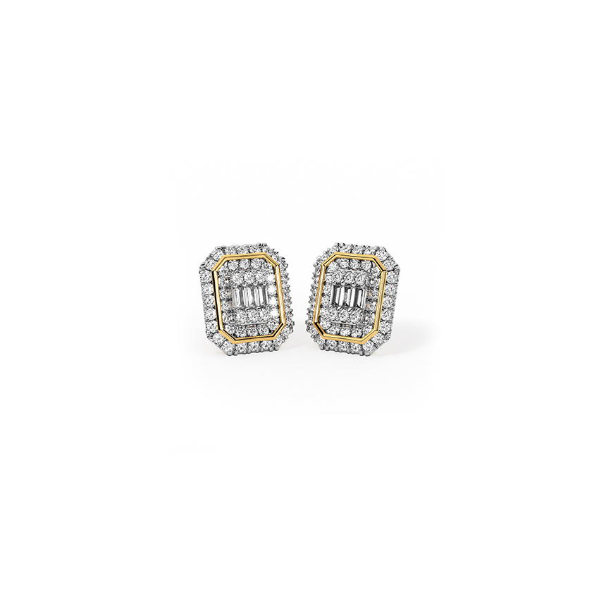 Turvi Diamond Stud Earrings