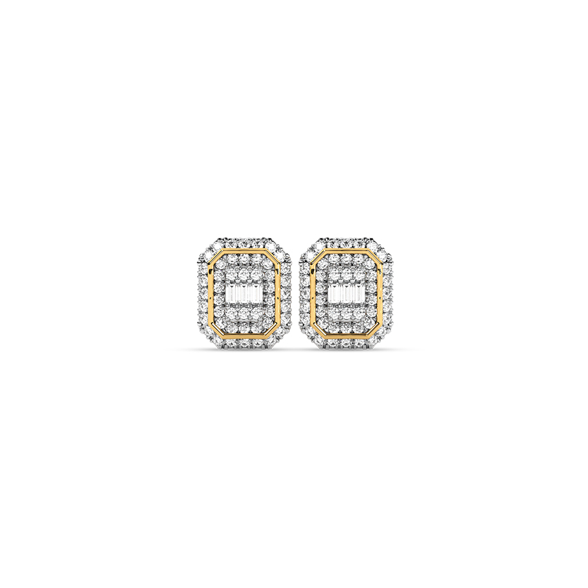 Turvi Diamond Stud Earrings