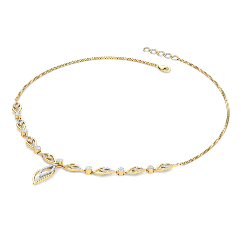 Ivy Leaf Diamond Necklace
