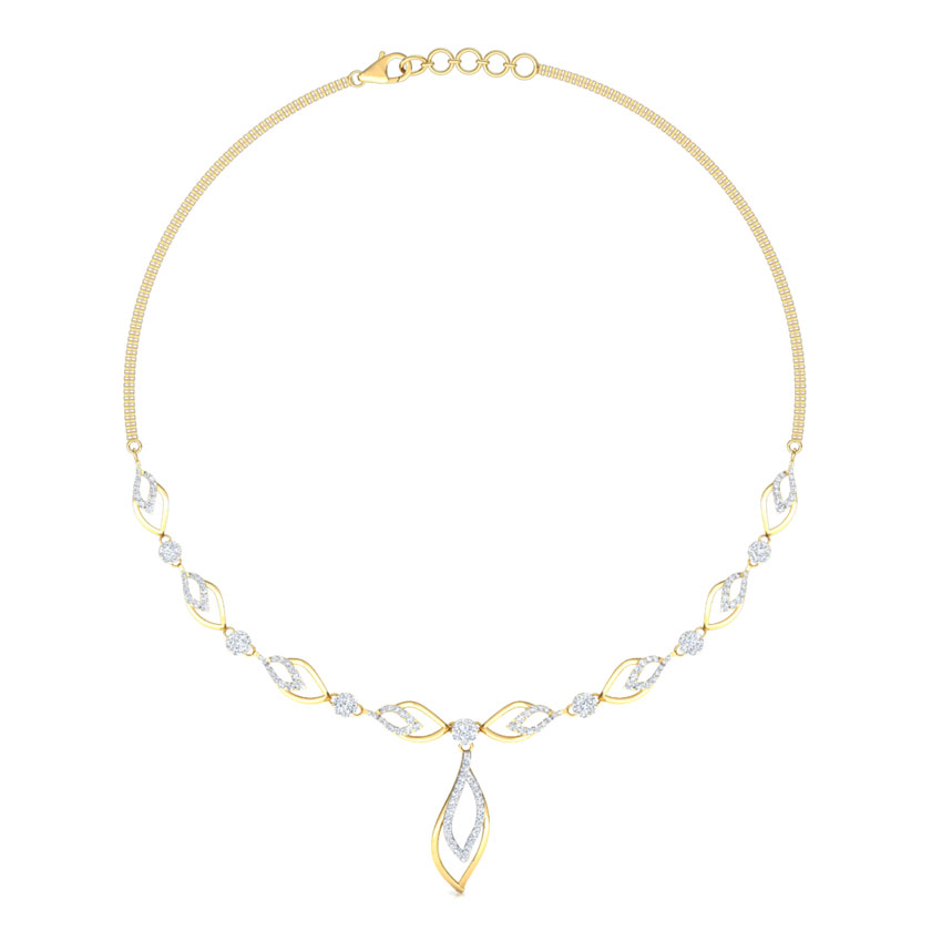 Ivy Leaf Diamond Necklace