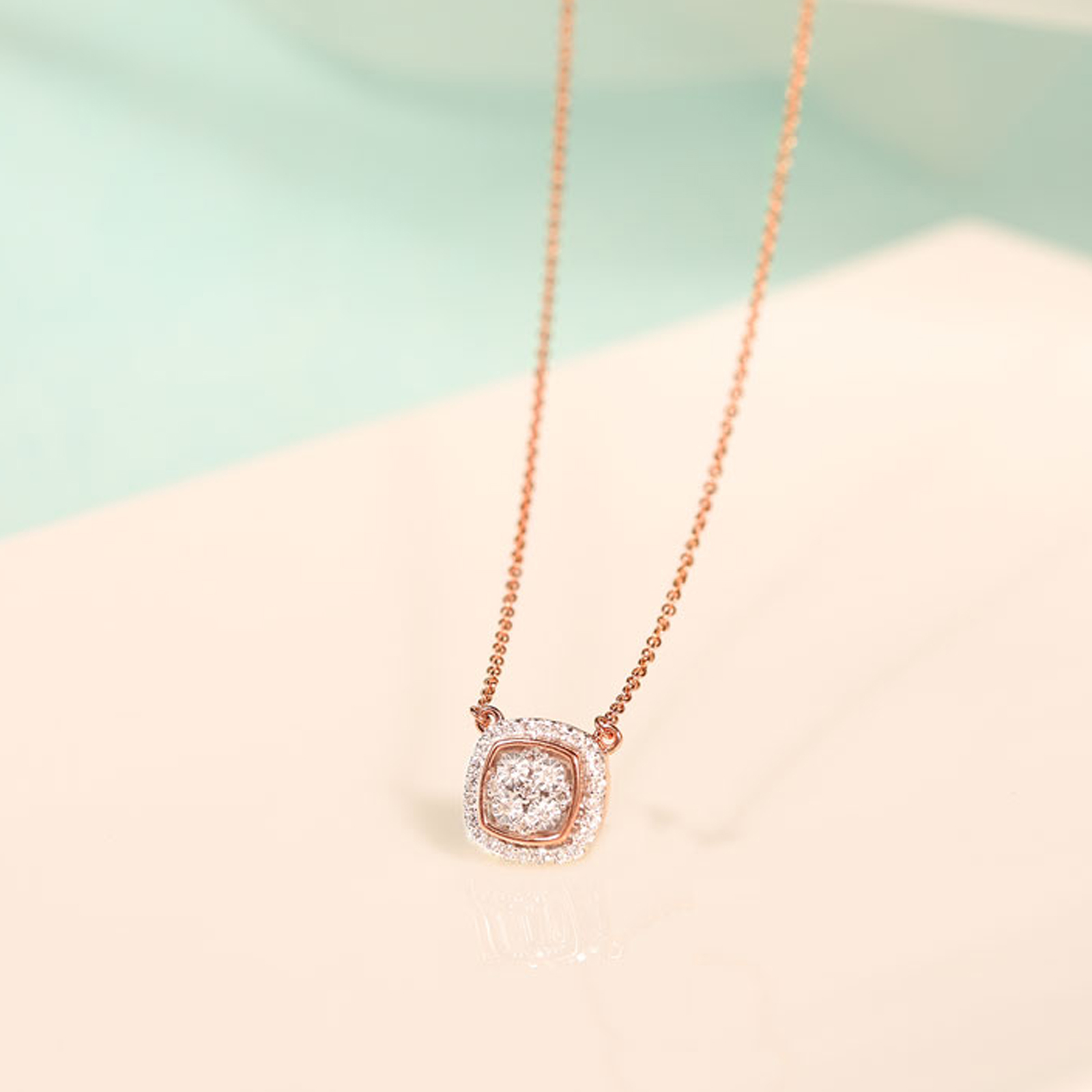 Classic Quad Diamond Necklace