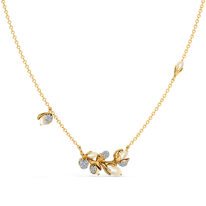 Pearly Twig Necklace