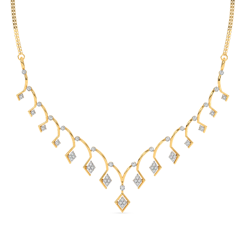 Aura Drizzle Diamond Necklace