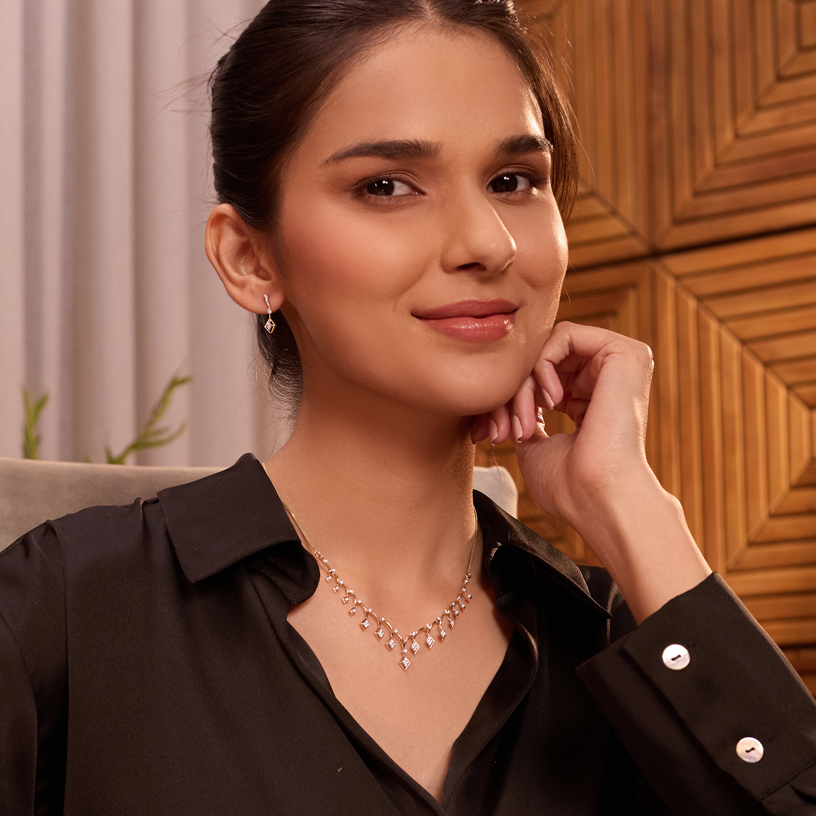 Aura Drizzle Diamond Necklace