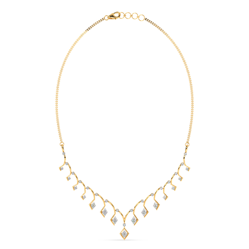 Aura Drizzle Diamond Necklace