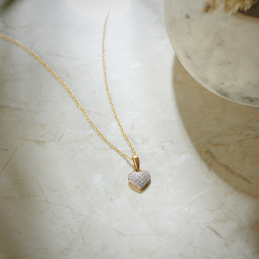 Chloe Heart Diamond Pendant