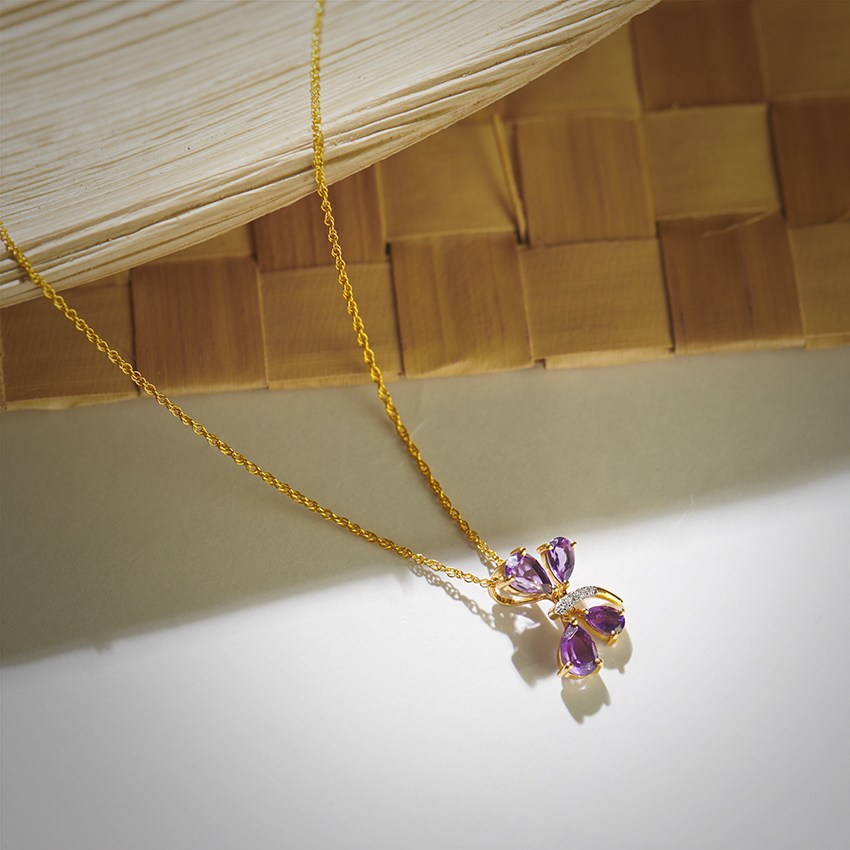 Flutter Gemstone Pendant