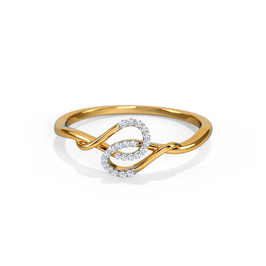 Cleora Knot Diamond Ring