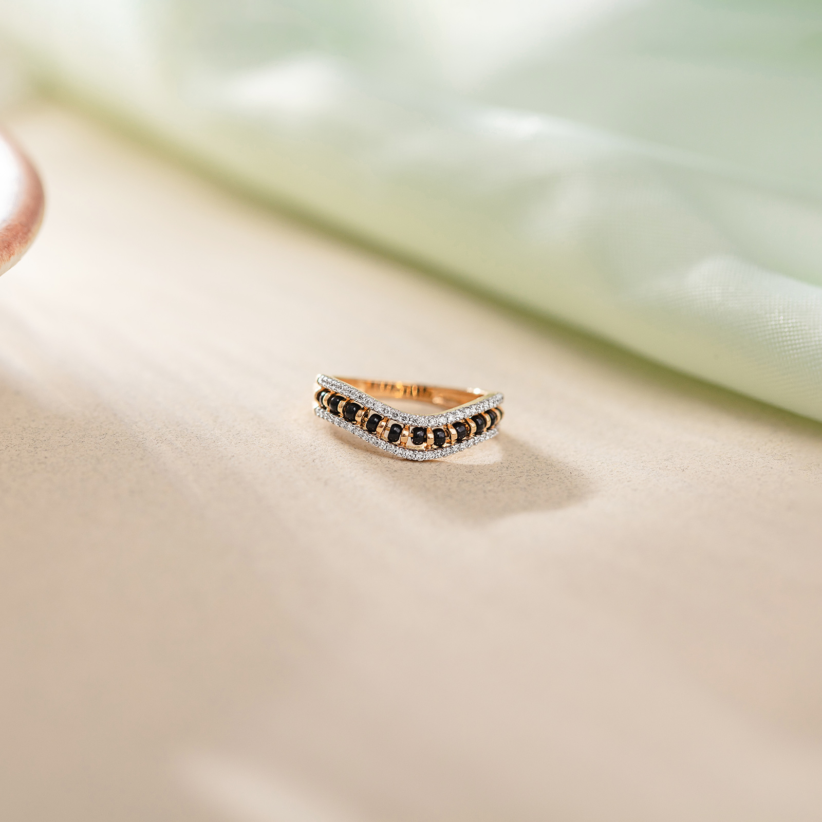 Trisha Mangalsutra Diamond Ring