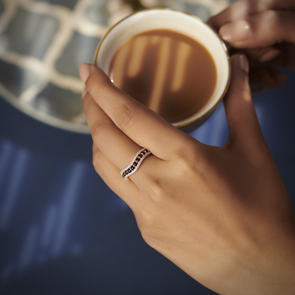 Trisha Mangalsutra Diamond Ring