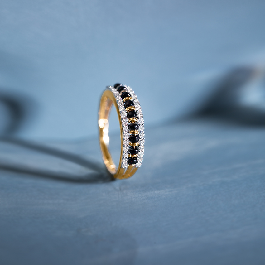 Yukti Mangalsutra Diamond Ring