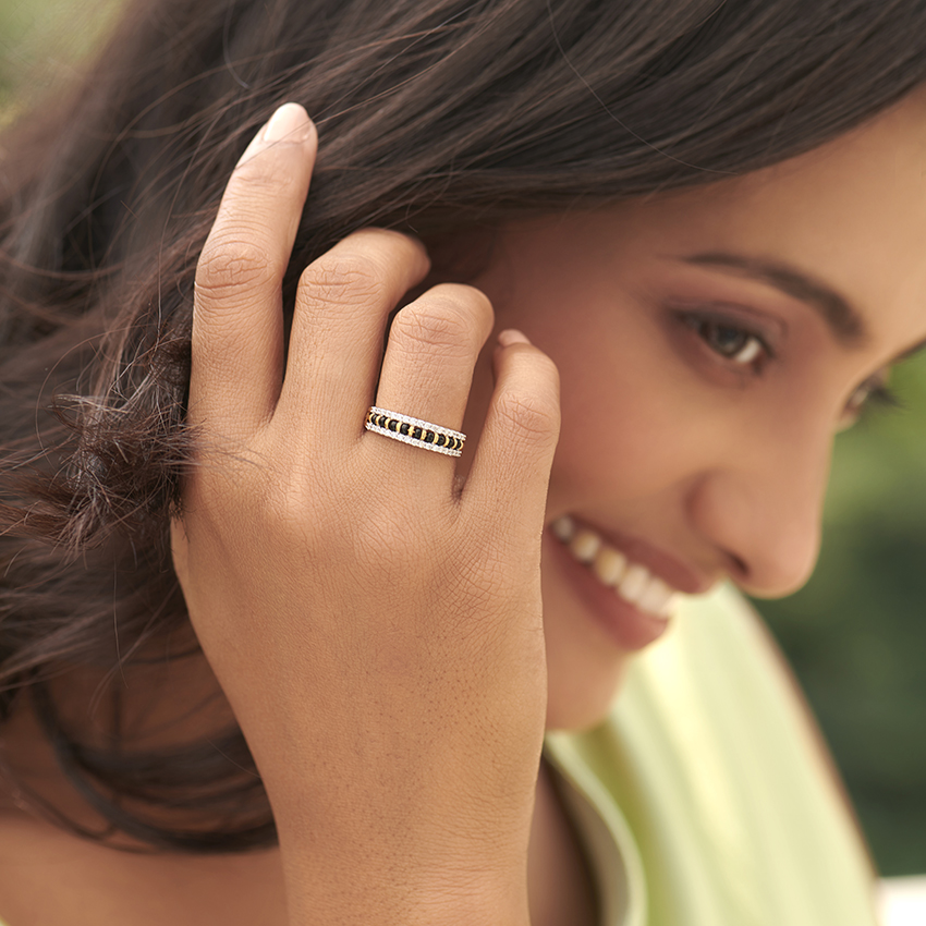 Yukti Mangalsutra Diamond Ring