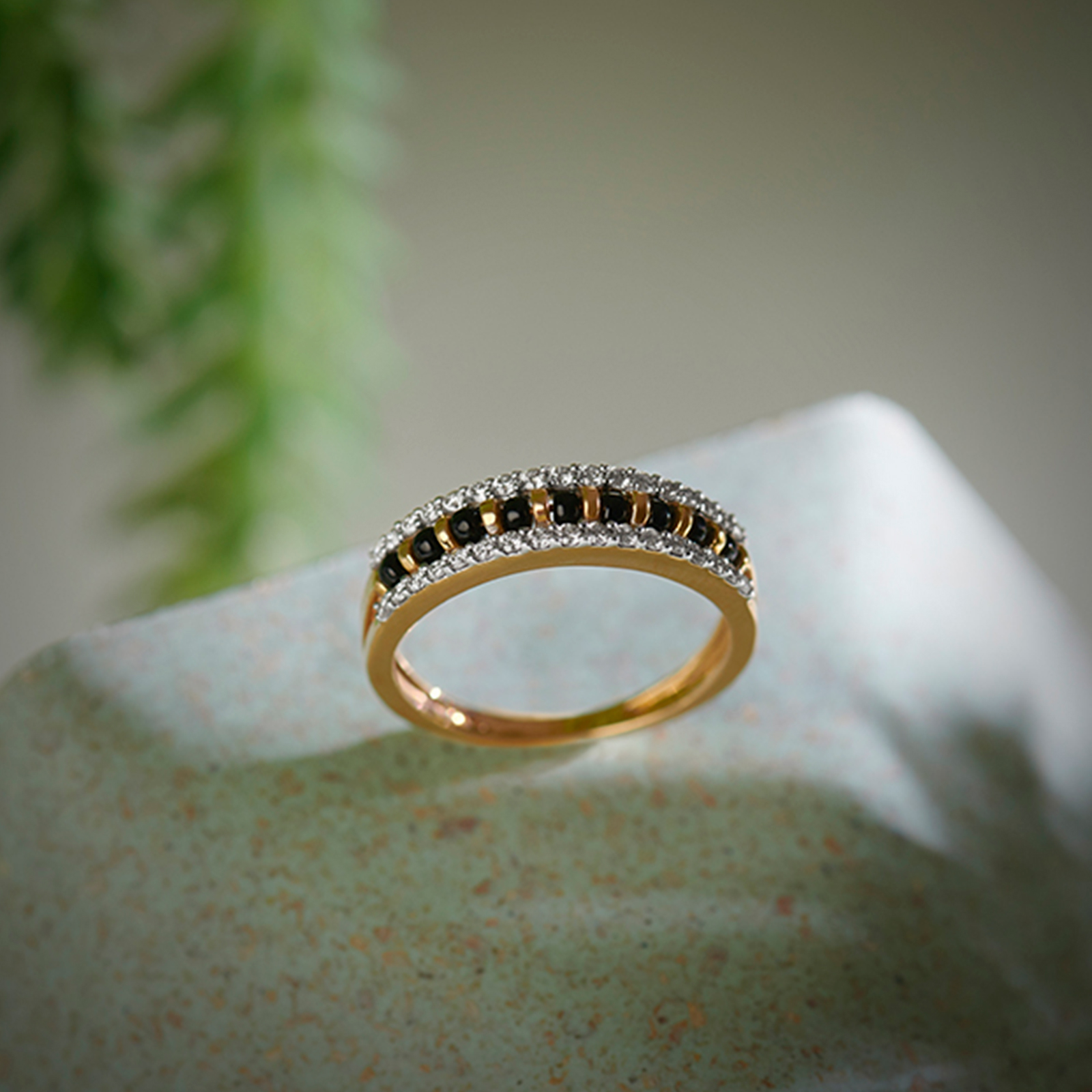 Yukti Mangalsutra Diamond Ring