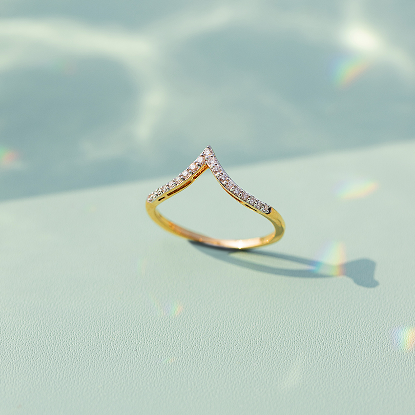 Apex Stackable Diamond Ring
