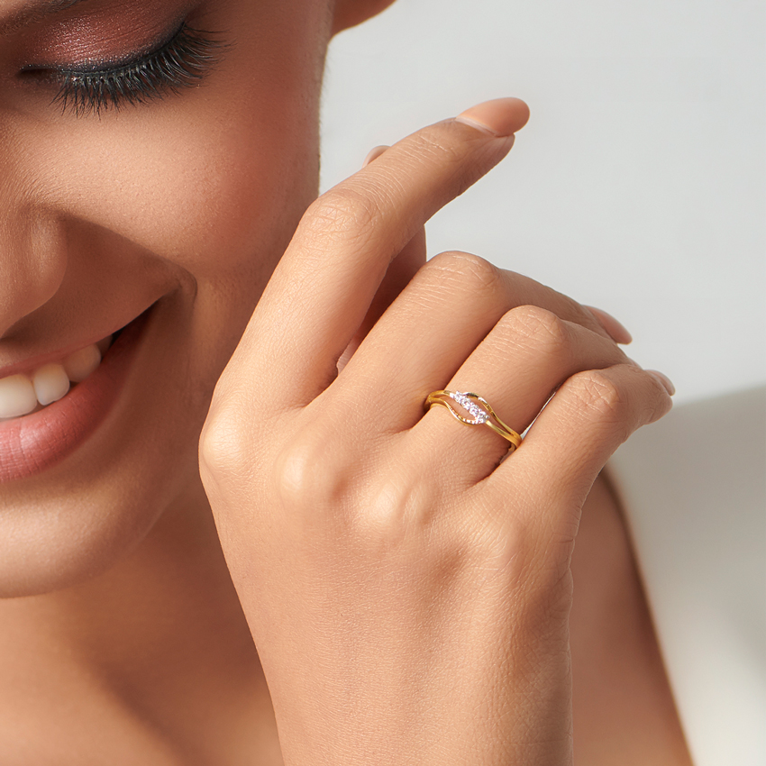 Lisa Glitter Diamond Ring