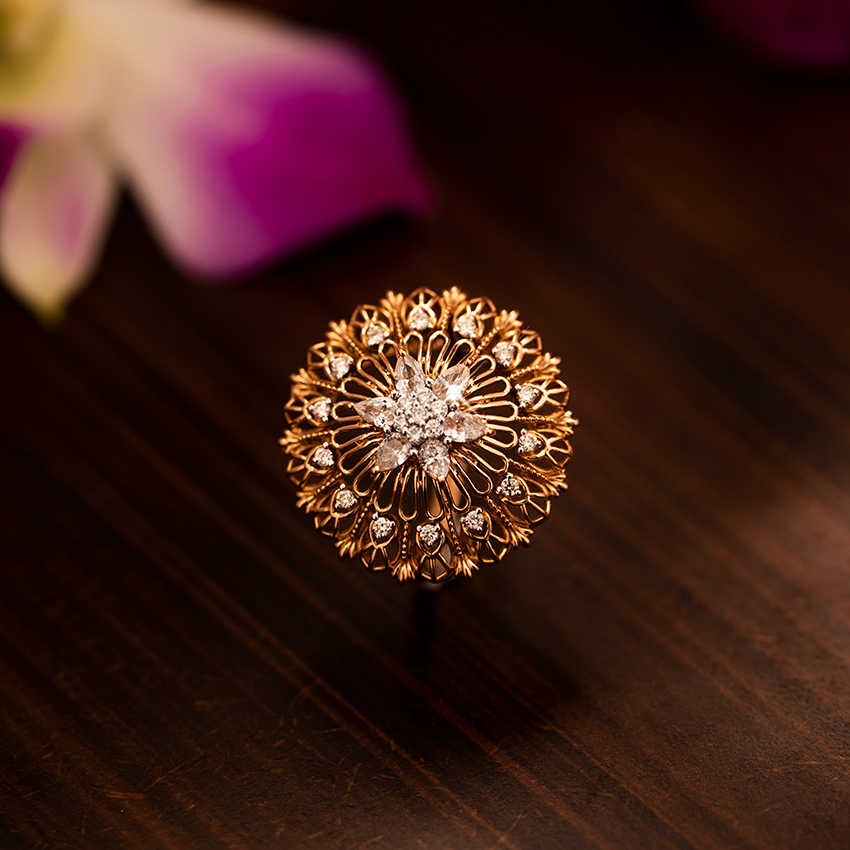 Ina Floret Diamond Ring