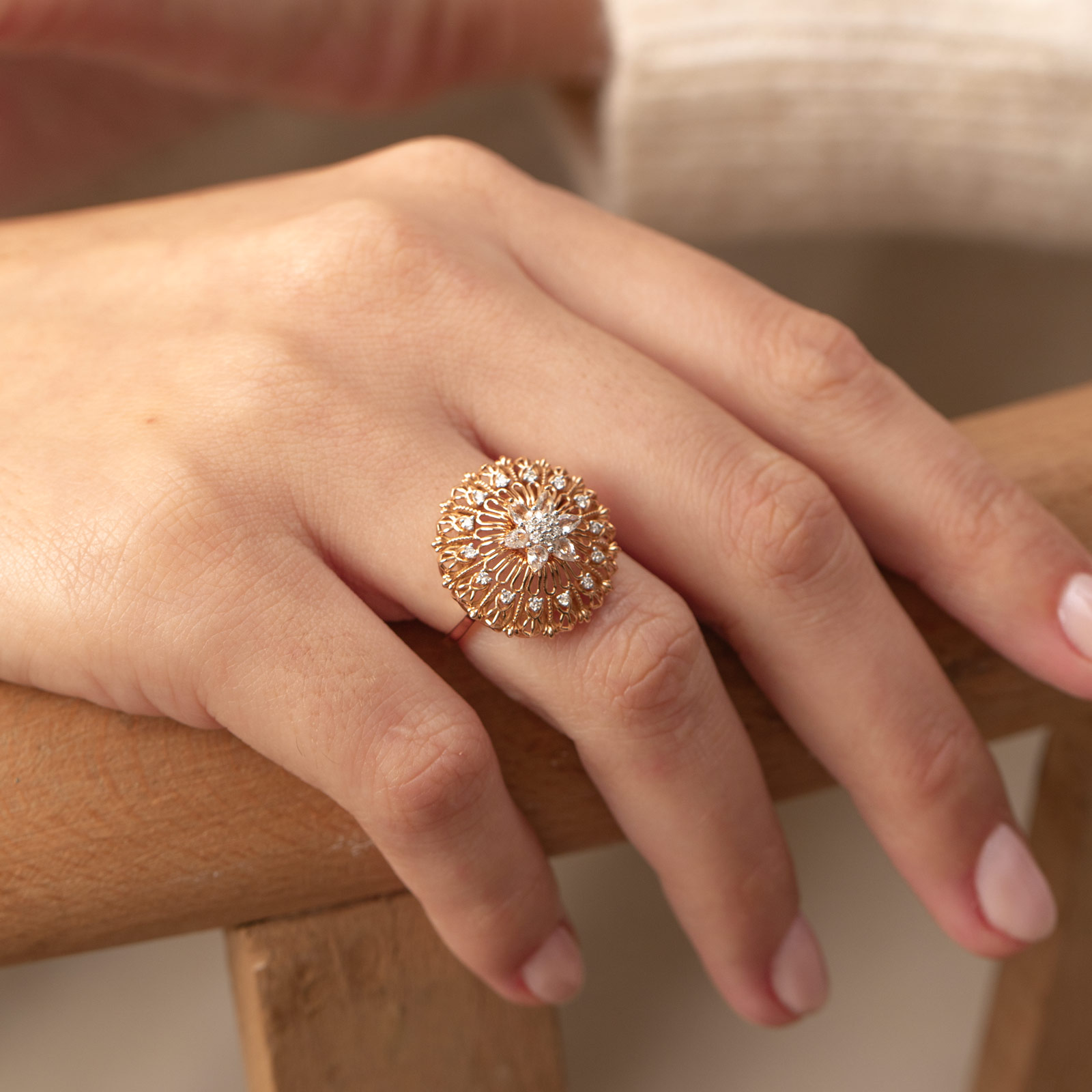 Ina Floret Diamond Ring