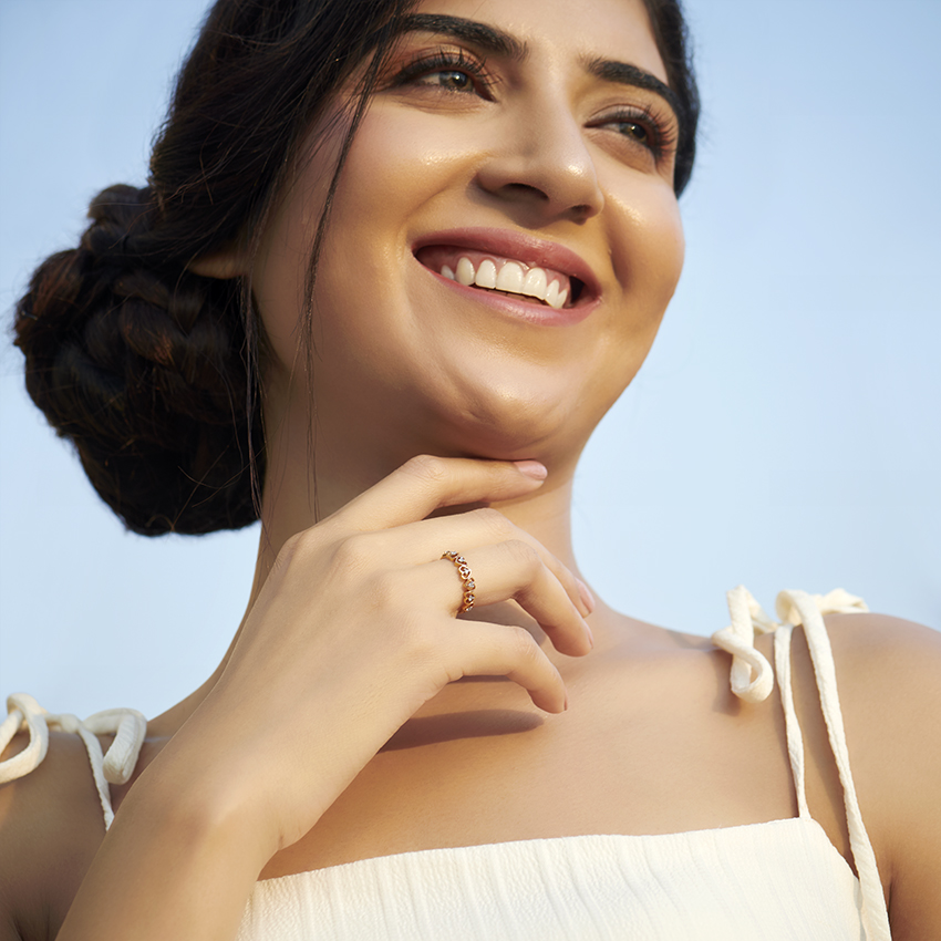 Ava Diamond Heart Band