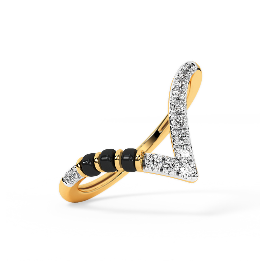 Fay Diamond Mangalsutra Vanki Ring