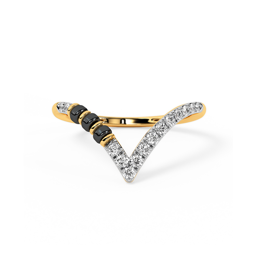 Fay Diamond Mangalsutra Vanki Ring