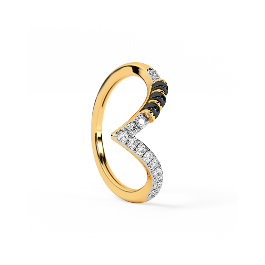 Fay Diamond Mangalsutra Vanki Ring