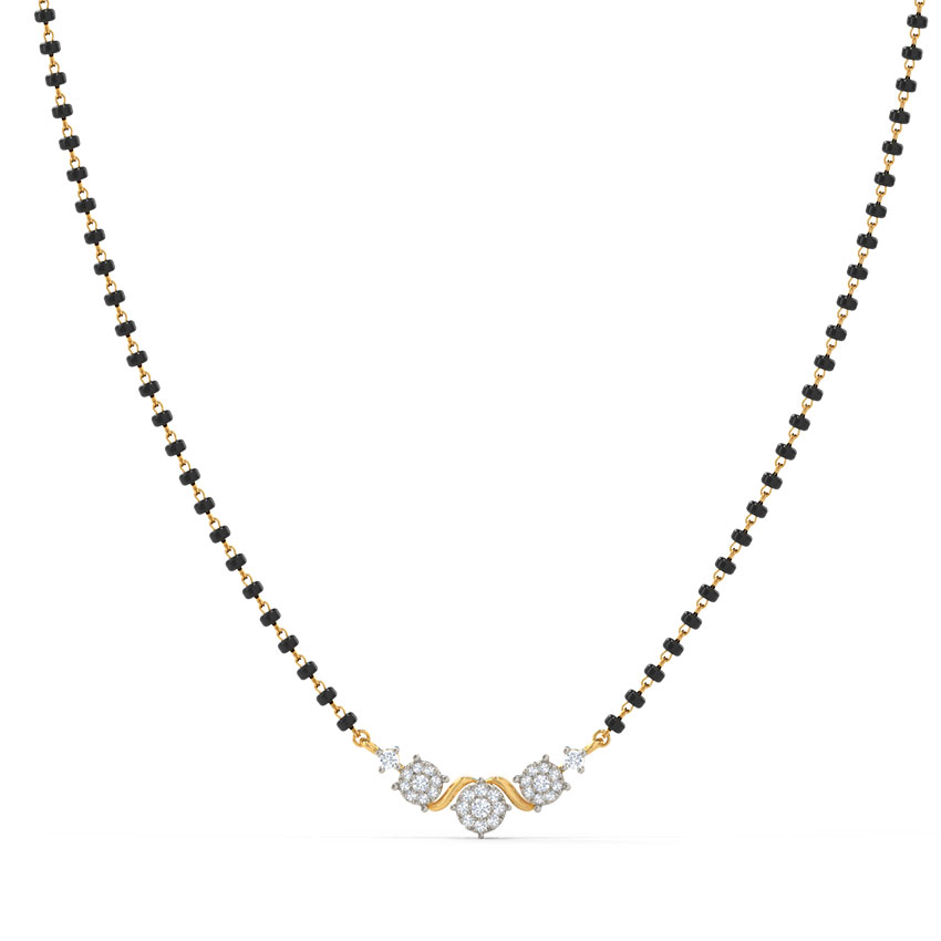 Advika Miracle Plate Diamond Mangalsutra