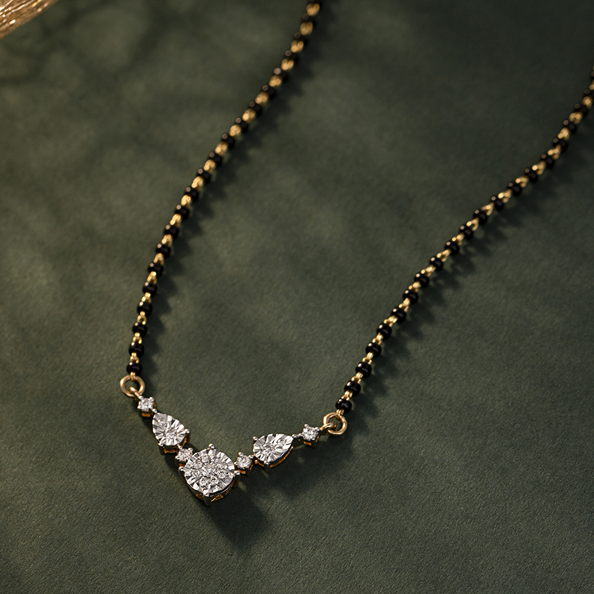 Mahika Miracle Plate Diamond Mangalsutra