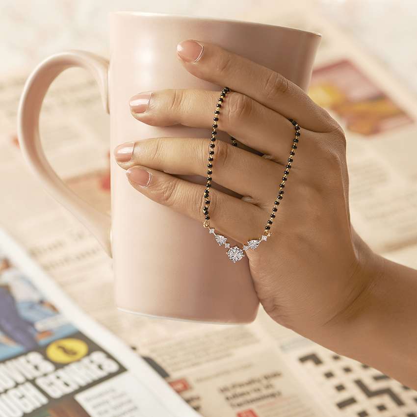 Mahika Miracle Plate Diamond Mangalsutra