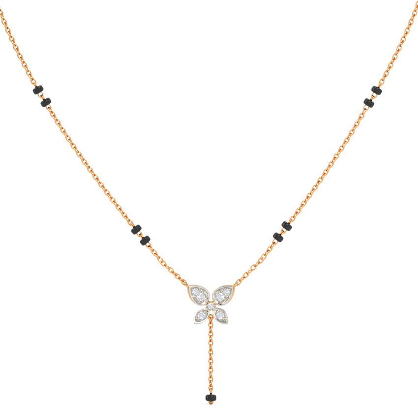 Vyoma Butterfly Diamond Mangalsutra