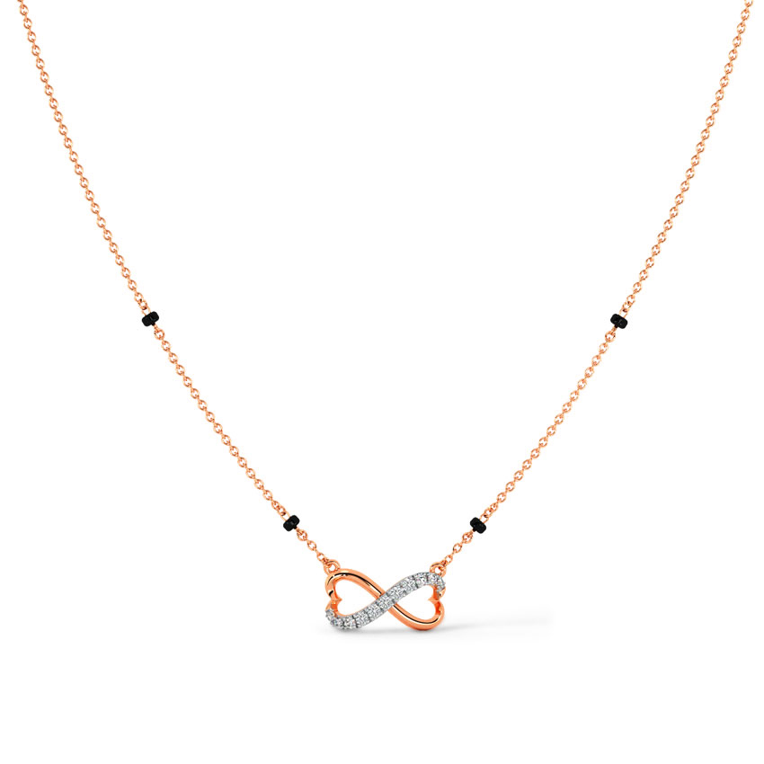 Beloved Infinity Heart Diamond Mangalsutra