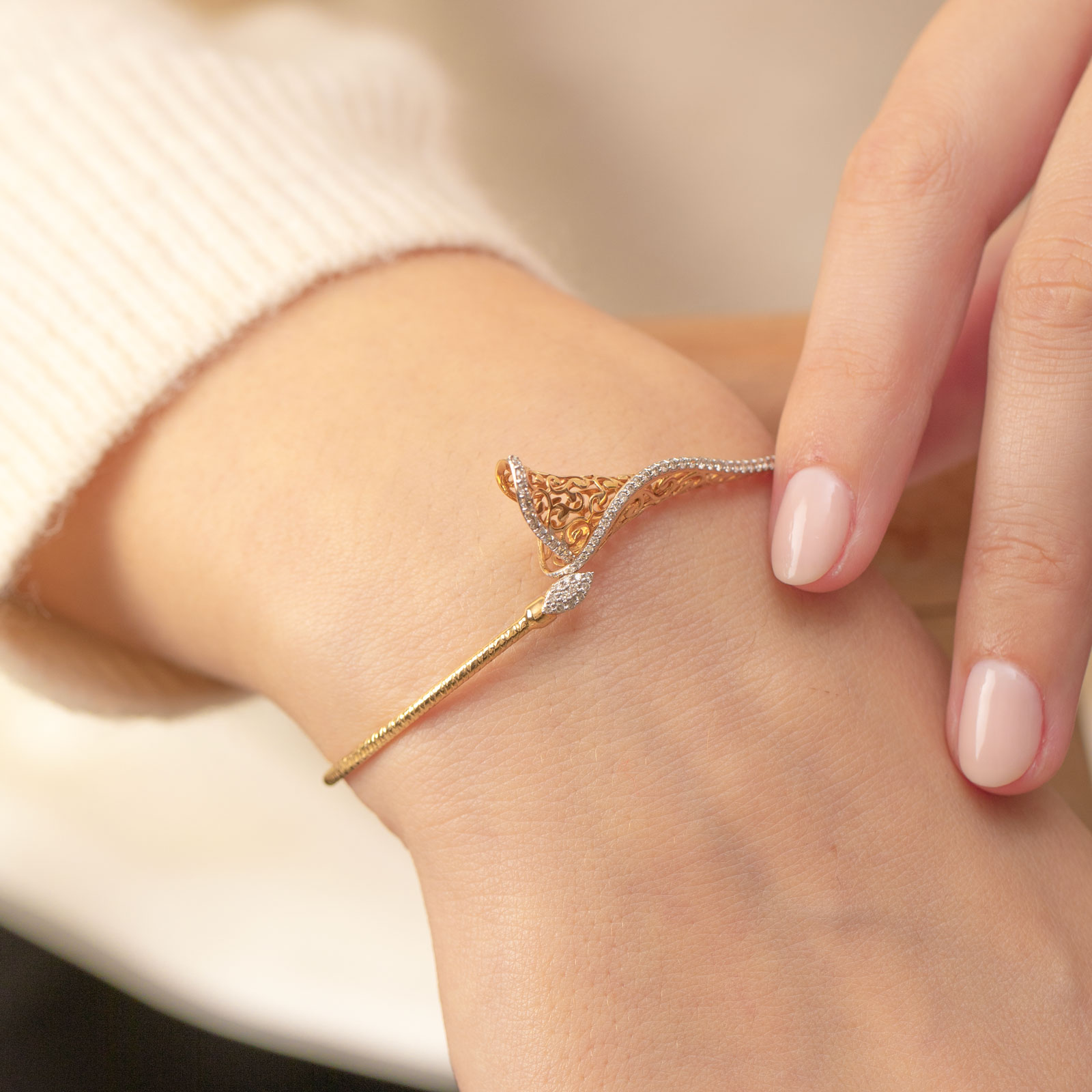 Rosine Ornate Diamond Bracelet