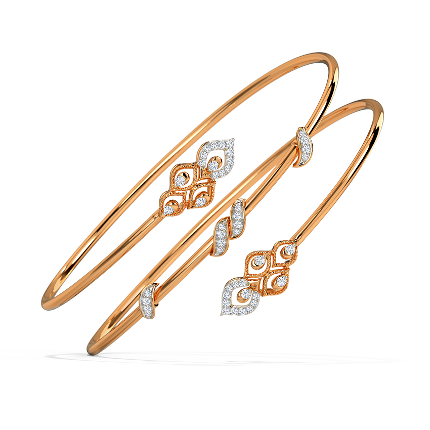 Gracy Spiral Diamond Bracelet