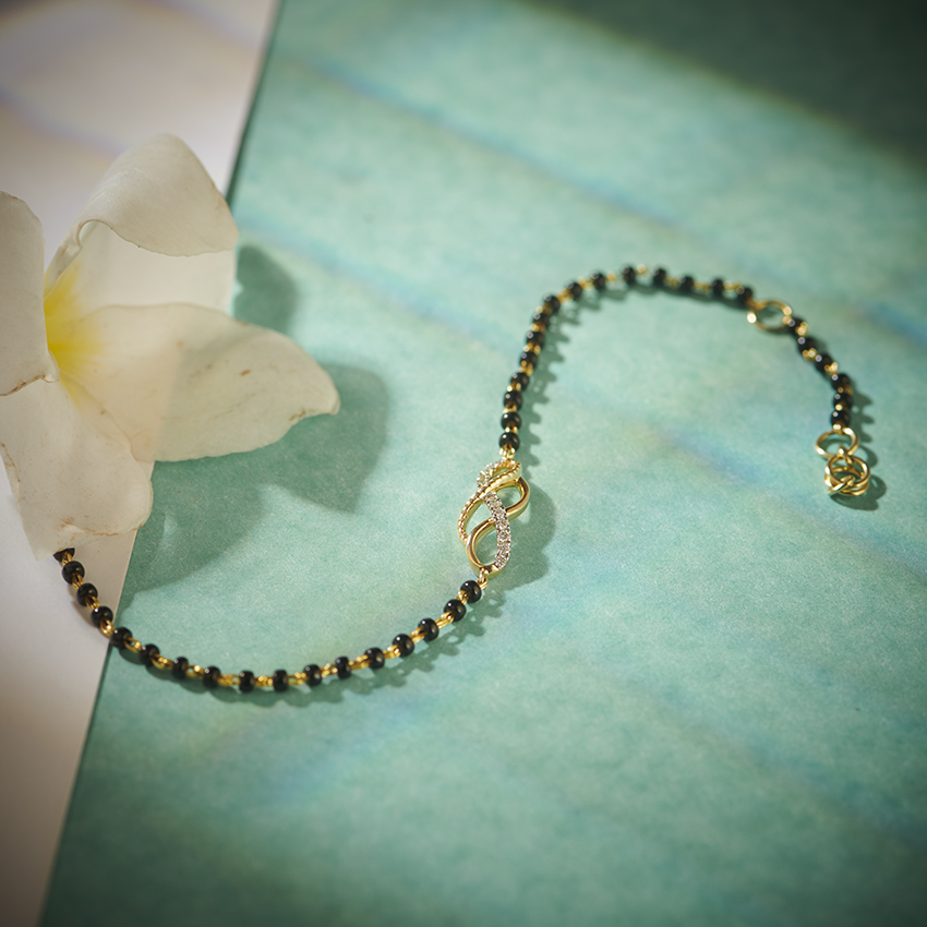 Arden Infinity Diamond Mangalsutra Bracelet
