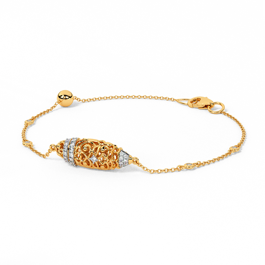 Taweez Chain Diamond Bracelet