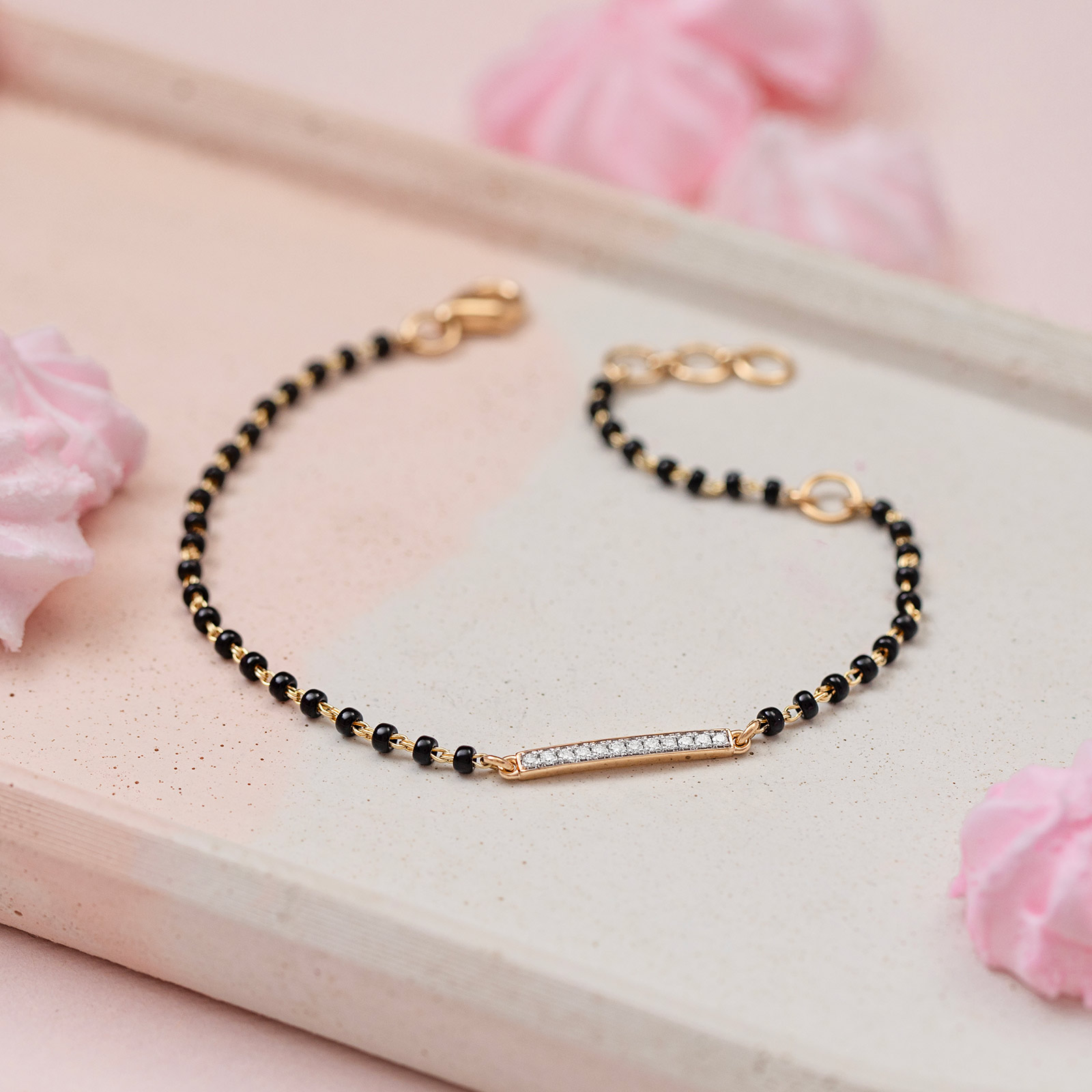 Ilina Diamond Mangalsutra Bracelet