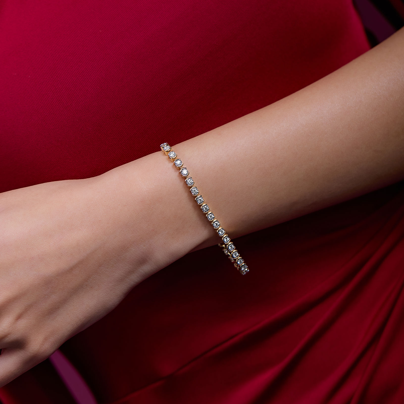 Reneta Diamond Tennis Bracelet