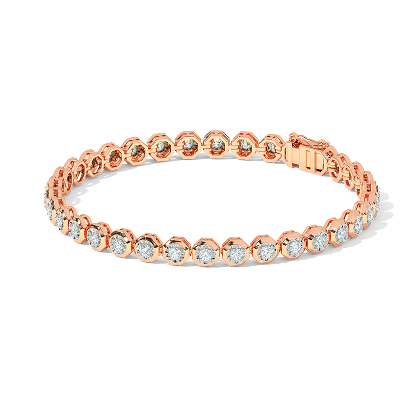 Rosa Diamond Tennis Bracelet