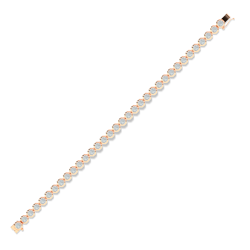 Rosa Diamond Tennis Bracelet