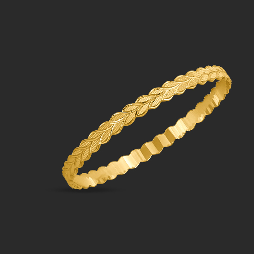 Emily 22KT Gold Bangle
