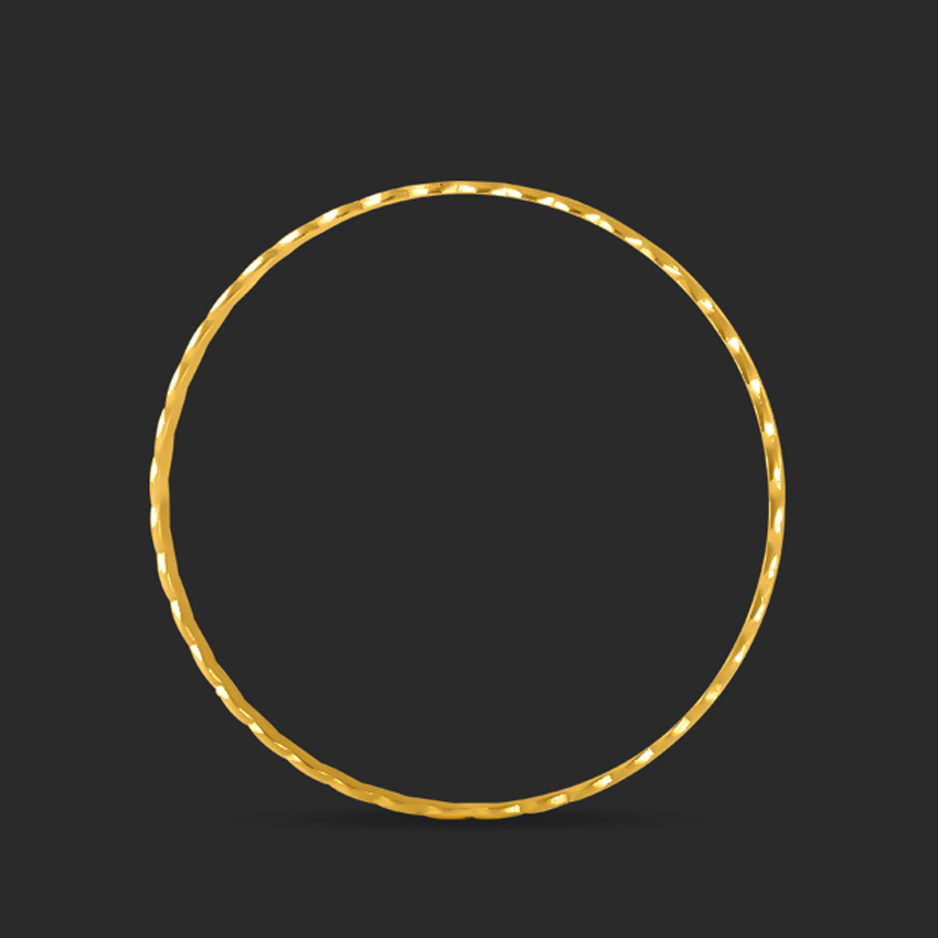 Emily 22KT Gold Bangle